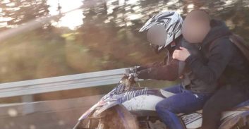 בשטח ומהאוויר: מסוק משטרתי סייע נגד רוכבי טרקטורונים באשקלון