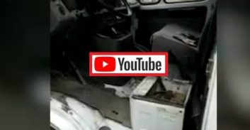 צפו בסרטון: רכב נתפס בלי מושב נהג וידית הילוכים