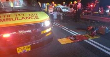 רכב פגע בשני סוסים בכביש 4, גבר בן 60 נפצע קשה