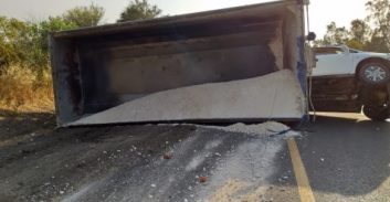 הערכה: התהפכות המשאית בתאונה הקטלנית – כתוצאה מכתם שמן בכביש