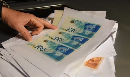 השטרות שנתפסו (צילום: דוברות המשטרה)