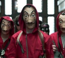 שודים בנוסח "בית הנייר" (צילום: מתוך הסדרה "בית הנייר"