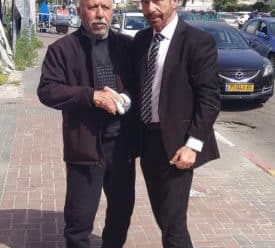 סבא של דיאנה אבו קטיפאן מלוד שנרצחה ונעצר לאחר שחרורו עם עוד צבי אבנון בחירה