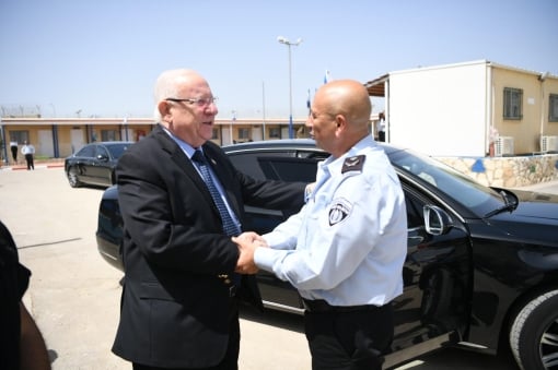 הנשיא ריבלין ונציב שב"ס וקנין