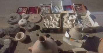 תערוכה: פריטים ארכיאולוגיים שניצלו מידי שודדי עתיקות