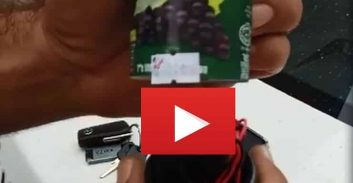 רמאות בתיאוריה – בקבוק מיץ ענבים עם מצלמה נסתרת