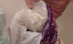 פלסטינית הבריחה אקסטזי בחיתול התינוק