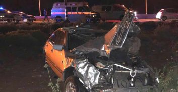 כביש 65: בן 19 נהג ללא רישיון ונהרג בהתהפכות רכבו