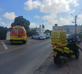 זירת האירוע (צילום: תיעוד מבצעי מד"א)