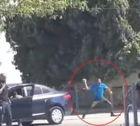 אבנים על שוטרים בתל שבע