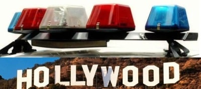 hollywoodpolice car logo