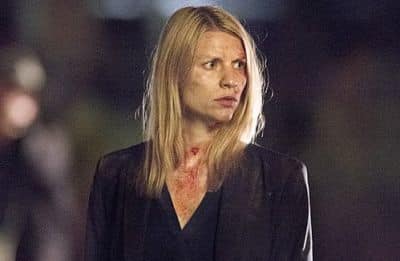 מוכה וחבולה עד יציאת האמת. קרי, סוכנת בהשעיה (קלייר דיינס, "הומלנד")