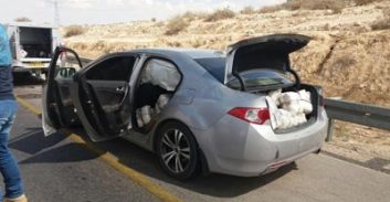 70 קילו קנאביס נתפסו בתום מרדף סמוך לגבול מצרים