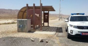 שרב כבד בכביש הערבה