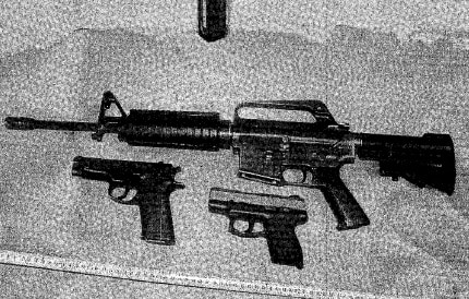 m16 pistols