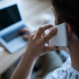 man talking on the mobile phone