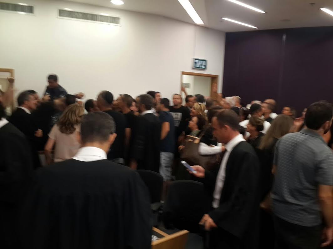 אולם הדיונים לפני כשבוע