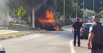 צפו בסרטון: פצוע קשה בפיצוץ רכב בעיר נשר