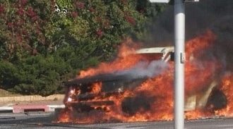 פצוע קשה בפיצוץ ברכב בנס ציונה