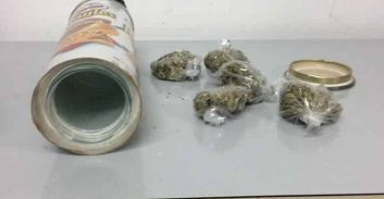 גראס אותר בקופסת "פרינגלס" – שניים נעצרו