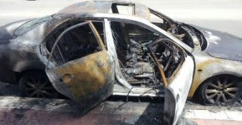 שלושה קטינים חשודים בהצתת רכבו של השופט אבו-טהה