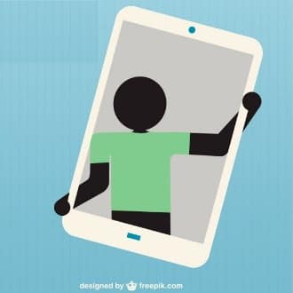 smartphone selfie freepik