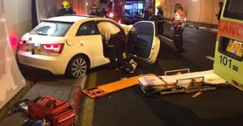 מחוז חוף: הרוג בתאונה קשה בתוך מנהרות הכרמל