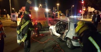 ג'סר א-זרקא: התנגשות רכבים אחרי מרדף משטרתי