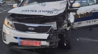 שוטרים נפגעו בתאונה בדרך לזירת פיגוע