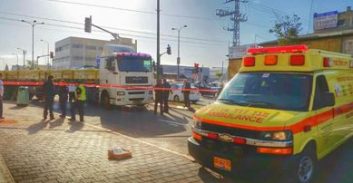 תחנת נתניה: נהג משאית דרס למוות רוכב אופניים