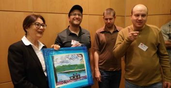 הנשיאה חיות במפגש עם צעירים אוטיסטים