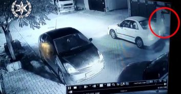 קלנסווה: מצלמות אבטחה תיעדו את הירי מרכב חולף