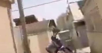 מצלמת קסדה תיעדה מרדף אחר רוכב קטנוע שהשתולל בבאר שבע