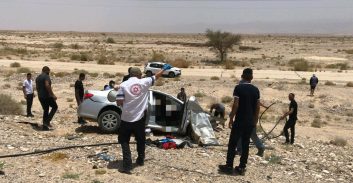 שתי ילדות נהרגו בתאונת דרכים קשה בכביש הערבה