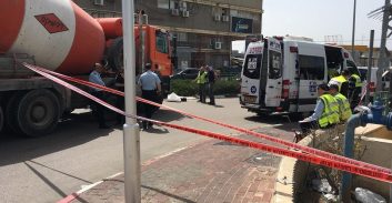 כתב אישום נגד נהג מערבל בטון שדרס למוות הולכת רגל בת 80