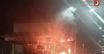 חשד להצתה של קפה אוסישקין בקריית מוצקין