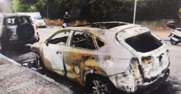 אישום: ניקוב צמיגים והצתת רכבים של עורך דין מוכר מצפון ת"א