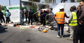 ירושלים: נהג מונית ביצע תאונת דרכים עצמית ונפצע קשה