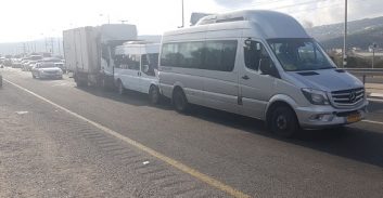 25 פצועים קל בתאונה בין שני מיניבוסים בכביש 65