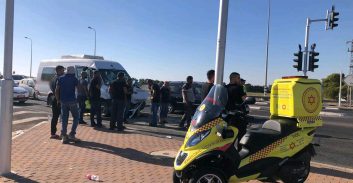 כביש 57: 14 פצועים בתאונה, אחד במצב קשה