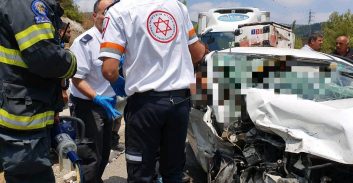 פצועה קשה בתאונת דרכים בכביש 75 ליד מגדל העמק