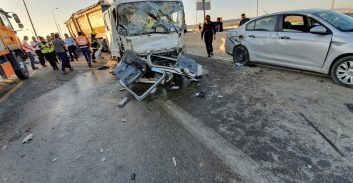 הרוג ושמונה פצועים בתאונת דרכים בצומת שוקת