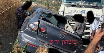 יו"ש: שני ילדים מיפו נפצעו קשה בתאונה בין רכב ישראלי למשאית פלסטינית