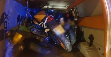 פלסטיני שפרץ את מעבר עופר נעצר לאחר מרדף עם רכב וארבעה אופנועים גנובים