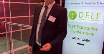 עו"ד שרון נהרי בכנס הסגרות בינלאומי בלונדון