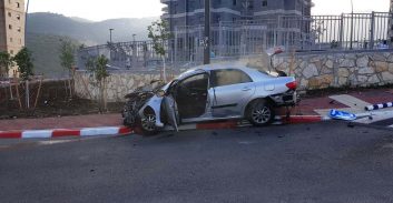 עבריין נפצע קשות בפיצוץ בנשר