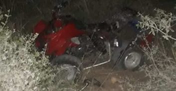 הרוג ופצועה קל מטרקטורון שהתהפך ביער נשר