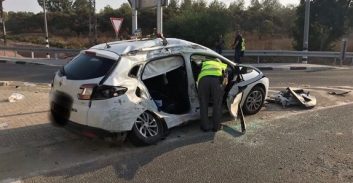 שני הרוגים בתאונה בין מונית למשאית סמוך לצומת דורות