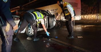בית שמש: הרוג מרכב שהתנגש באוטובוס חונה- חשד לנהיגה בשכרות