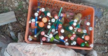 34 בקבוקי תבערה נתפסו בבית העלמין הנוצרי בכפר טורעאן